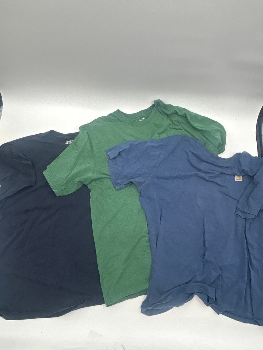 Carhartt 2XL T-Shirt Lot of 3 Workwear Vintage Graphic Tee Utility Navy Green